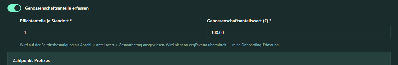 Genossenschaftsanteile