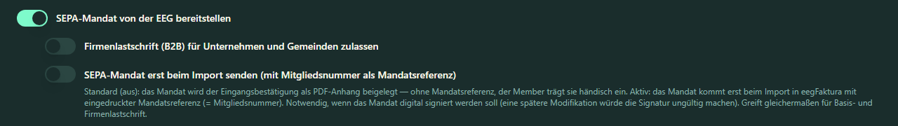 SEPA-Lastschriftmandat